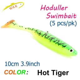 10cm 5pcs/PK Swimbait Hoduller Shad  for Zander Pike Fishing Lure 3.9inch Soft Bait Floating Paddle Tail Soft Lures