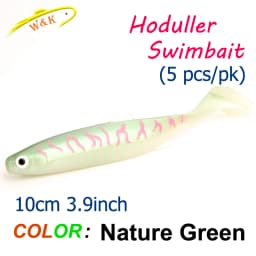 10cm 5pcs/PK Swimbait Hoduller Shad  for Zander Pike Fishing Lure 3.9inch Soft Bait Floating Paddle Tail Soft Lures