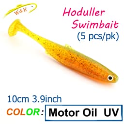 10cm 5pcs/PK Swimbait Hoduller Shad  for Zander Pike Fishing Lure 3.9inch Soft Bait Floating Paddle Tail Soft Lures