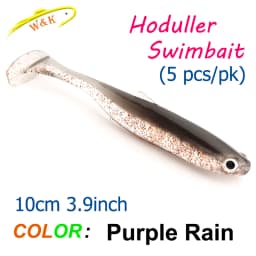 10cm 5pcs/PK Swimbait Hoduller Shad  for Zander Pike Fishing Lure 3.9inch Soft Bait Floating Paddle Tail Soft Lures