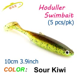 10cm 5pcs/PK Swimbait Hoduller Shad  for Zander Pike Fishing Lure 3.9inch Soft Bait Floating Paddle Tail Soft Lures