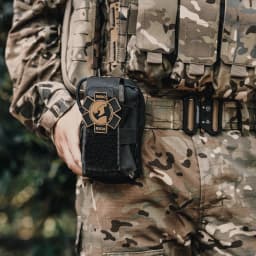 Rhino Rescue IFAK Empty Pouch Bag, Molle Tactical Pockets for Camping Hiking Outdoor Emergency Gear