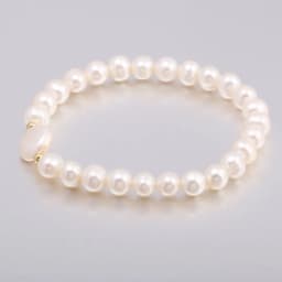 Natural Irregular Freshwater Rice Pearl White Purple Pink Bracelets Charm Elegant Party Jewelry Accessories Gift