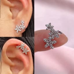 1Piece Helix Cartilage Conch Fake Without Hole Piercing Ear Cuffs Earcuff Wrap Rock Earring Non Piercing Women Clip Adjustable
