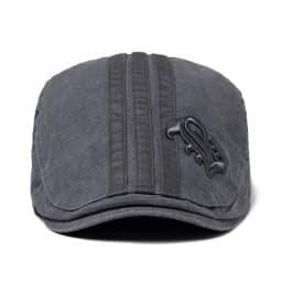 CNTANG New Men Beret Fashion Embroidery Flat Cap Summer Visor For Male Fashion Vintage Cotton Casual Berets Adjustable