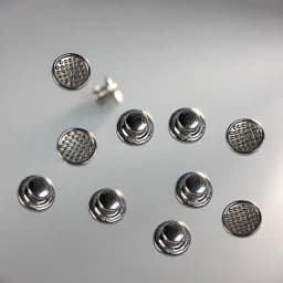 Dental Orthodontic Lingual Button Bondable Round Mesh Base Bond Bonding Adhesive