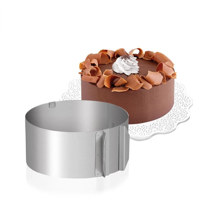 Adjustable Round Cake Ring Mold Retractable Mousse Cake Ring Stainless Steel Circle Baking Ring Cake Tools                   189