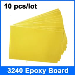 10pcs/lot High Temperature Resistant Protection Board 3240 Circuit Insulation Board Fiberglass Insulation Sheet Epoxy Plate