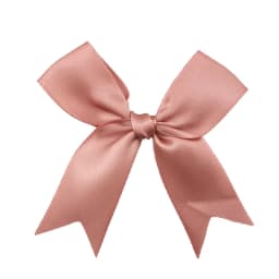 (50pcs) 1 inch Fresh Pink Ribbon Bows Polyester Satin Bow Flower DIY Craft Decoration