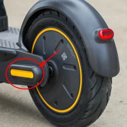 Rear Fork Decorative Cover Accessory kit for Ninebot MAX G30 G30D KickScooter Electric Scooter Rear Fender Guard Shield Cover