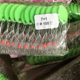 800pcs 100 Groups 8 in 1 Float Rubber Stopper Fishing Bobber Stopper Float Oval Bean Space Fishing Line Tackle Accessories