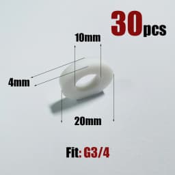 High Pressure PTFE Washer, Sealing Gasket for TR21-4, W21.8, CGA320, G3/4 Thread