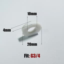 High Pressure PTFE Washer, Sealing Gasket for TR21-4, W21.8, CGA320, G3/4 Thread