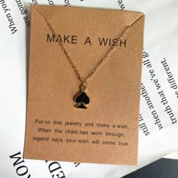 Statement Pork Design Pendant Necklace Small Square Heart Fashion Choker Necklace Gift for Friend Popular Neck Jewelry