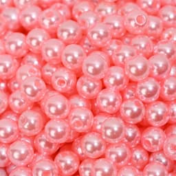 3/4/5/6/8/10/12mm Colorful Acrylic Pearl Beads Loose Spacer Beads For Needlework Jewelry Beads Making Bracelet Necklace Earring