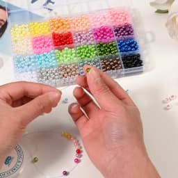 3/4/5/6/8/10/12mm Colorful Acrylic Pearl Beads Loose Spacer Beads For Needlework Jewelry Beads Making Bracelet Necklace Earring