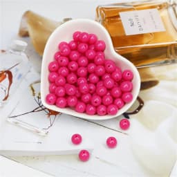 Candy Color Acrylic Round Beads 3mm-12mm Loose Balls Spacer beads for needlework & Jewelry Making
