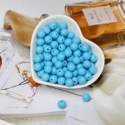 Candy Color Acrylic Round Beads 3mm-12mm Loose Balls Spacer beads for needlework & Jewelry Making
