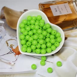 Candy Color Acrylic Round Beads 3mm-12mm Loose Balls Spacer beads for needlework & Jewelry Making