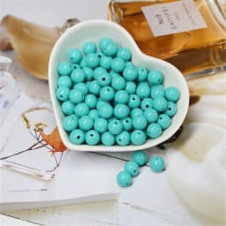 Candy Color Acrylic Round Beads 3mm-12mm Loose Balls Spacer beads for needlework & Jewelry Making