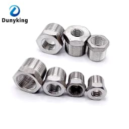 Tonifying Heart Reducer Bushing 1/8" 1/4" 3/8" 1/2" BSP Male/Female Thread SS304 Stainless Steel Pipe Fittings For Water Gas Oil