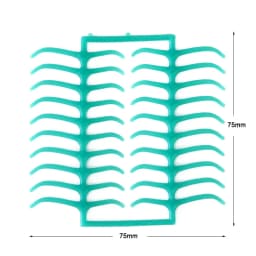1 Box Dental Lab Material Dental Wax Mesh Grid Clasp Shape Wax Sheet For Cast Metal Partial Design Dental Lab Material