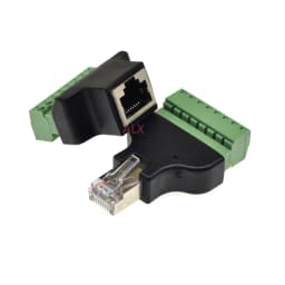 1Pcs High Quality RJ45 To Screw Terminal Adaptor RJ45 Male/Female To 8 Pin Connector RJ45 Splitter For CCTV DVR CCTV Accessories