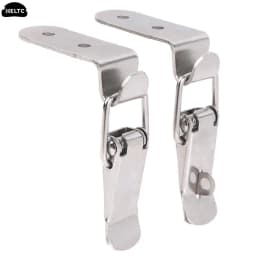 1PCS Stainless Steel 304 Toolbox Locking Latch Hasps Metal Toggle Catch Clasp Box Loaded Hinges Furniture Hardware Accessories
