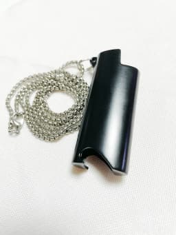 Fashion Metal Lighter Shell Necklace Decoration For Bic J25 J5 Mini Lighter