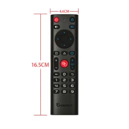 BOXPUT BPR3S Plus Air Mouse Voice Control Dual‑Mode Bluetooth 5.0 2.4GHz IR Learning 6‑Axis Gyro Remote Control Android TV Box