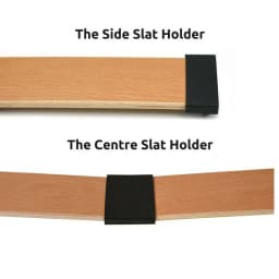 10Pcs Black Plastic Square Replacement Sofa Bed Slat Centre End Caps Holder Inner Rubber Sleeve For Wooden Bed Bunks Frame Parts