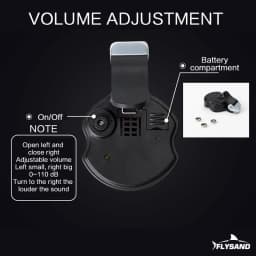 FLYSAND Fishing Bite Alarm Electronic Fish Alarm Bite Sensor Indicator Alarm Fishing Bite Sound Alert Sensitive Indicator
