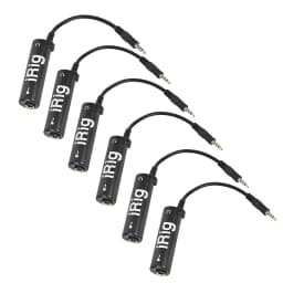 6PCS IRIG Guitar Link O Interface Cable Rig Adapter Converter System for Phone / for IPad New Wholesale Sale