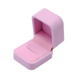 Elegant Pink Velvet Jewelry Box Ring Box Wedding Earrings Necklace Bracelet Storage Organizer Gift Set Box