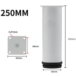 Black Stainless Steel Adjustable Foot Cabinet Sofa Cabinet Foot Adjustable Furniture Foot Support Legs TV Bed Coffee Table Foot