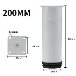 Black Stainless Steel Adjustable Foot Cabinet Sofa Cabinet Foot Adjustable Furniture Foot Support Legs TV Bed Coffee Table Foot