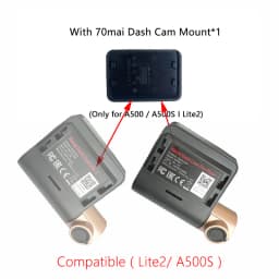 for 70mai Dash Cam Mount For 70mai Dash Cam Pro Plus+ A500S 70mai Lite2 A200 A510 A410 Mount