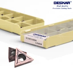 DESKAR Original TCMT110204 TCMT110208 TCMT16T304 TCMT16T308 LF6018 10Pcs Internal Boring Blade Turning Tool For Stainless Steel