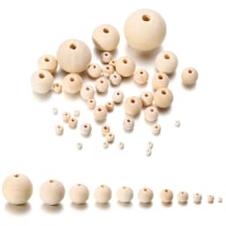 4-30mm 5-1000pcs Natural Wooden Beads Ball Round Loose Spacer Wood Beads For DIY Bracelet Necklace Jewelry Making Accessories