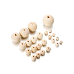 4-30mm 5-1000pcs Natural Wooden Beads Ball Round Loose Spacer Wood Beads For DIY Bracelet Necklace Jewelry Making Accessories