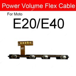 Power Volume Key Side Button Flex Cable For Motorola Moto E13 E20 E22 E30 E32 E32s E40 On/Off Power Volume Flex Ribbon Parts