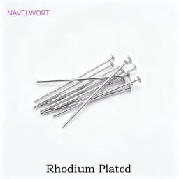 50pcs/Lot Brass Ball Head/Flat Head/Eye Head Pins Supplies For Jewelry 18K Gold Plated Pins DIY Beading Accessories Wholesale