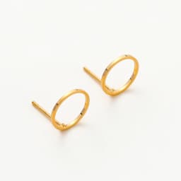 10pcs/lot 4 Styles 14K 18K Gold Plated Post Earrings Findings Round Stud Earring Hooks Accessories DIY Jewelry Making Supplies
