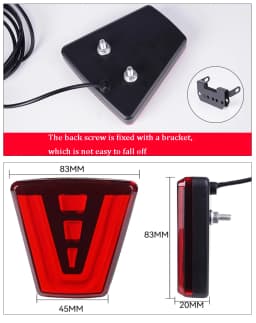 LED F1 V Style Brake Light Universal Car Rear Driving Fog Pilot Lights Rear “Tail Third Brake Lamp ” For Car SUV JDM BBA 12V DC