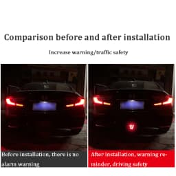 LED F1 V Style Brake Light Universal Car Rear Driving Fog Pilot Lights Rear “Tail Third Brake Lamp ” For Car SUV JDM BBA 12V DC