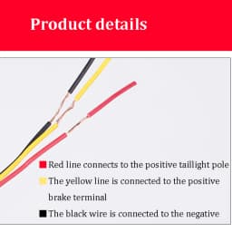 LED F1 V Style Brake Light Universal Car Rear Driving Fog Pilot Lights Rear “Tail Third Brake Lamp ” For Car SUV JDM BBA 12V DC