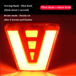 LED F1 V Style Brake Light Universal Car Rear Driving Fog Pilot Lights Rear “Tail Third Brake Lamp ” For Car SUV JDM BBA 12V DC