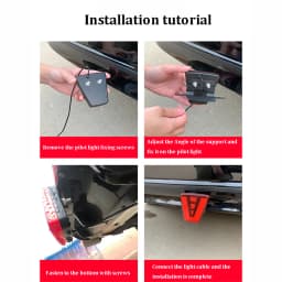 LED F1 V Style Brake Light Universal Car Rear Driving Fog Pilot Lights Rear “Tail Third Brake Lamp ” For Car SUV JDM BBA 12V DC