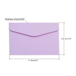 60Pcs 115x82mm Colorful Blank Mini Paper Envelopes Wedding Party Invitation Greeting Cards Gift Cover New Year Greeting Envelope