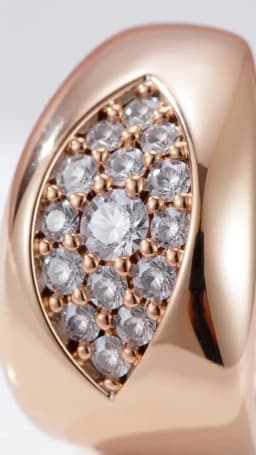 Oval Natural Zircon Full Paved Hoop Earrings For Women SYOUJYO Luxury Design 585 Rose Gold Color Jewelry